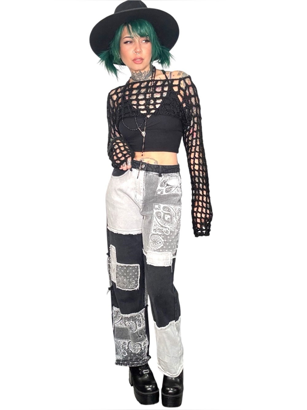 Patchwork jeans